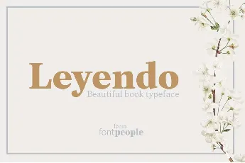 Leyendo Family font