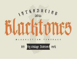 Blacktones font