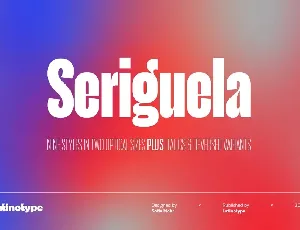 Seriguela Family font