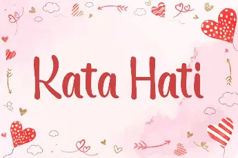 Kata Hati Demo font