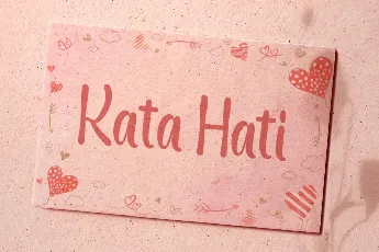 Kata Hati Demo font