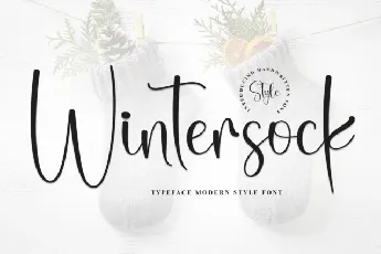 Wintersock Script font