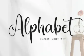 Alphabet Script font