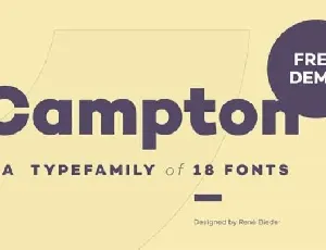 Campton Free font