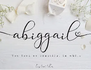 Abiggail font