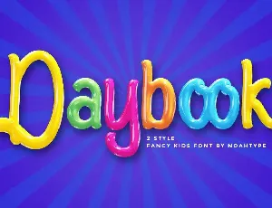 Daybook Demo font