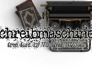 Schreibmaschine font