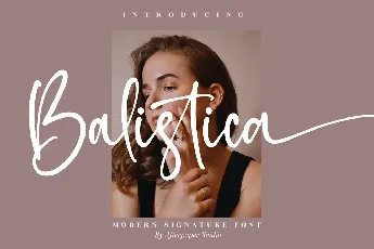 Balistica Script font