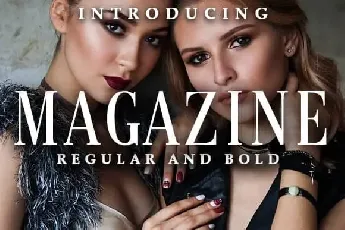 Magazine Serif font