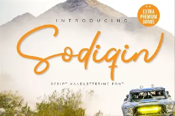 Sodiqin Script font