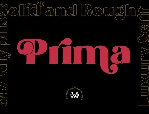 Prima Luxury Typeface font