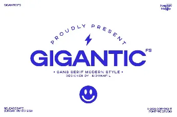 Gigantic FS font