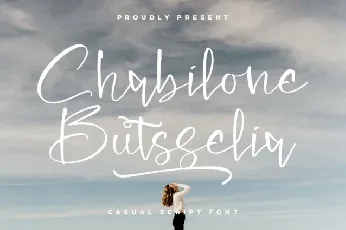 Chabilone Butsselia font