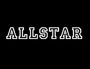 ALLSTAR FONT font