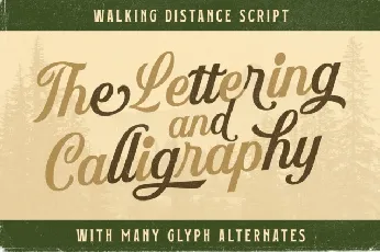 Walking Distance Duo font