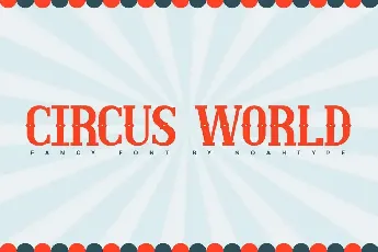 Circus World Demo font