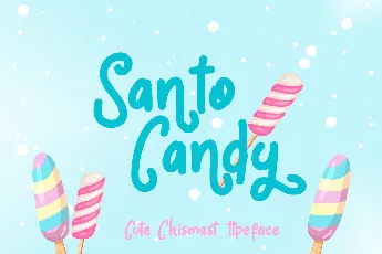 Santo candy font