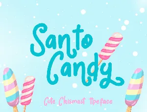 Santo candy font