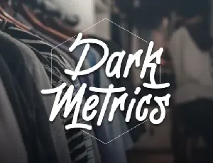 DarkMetrics font