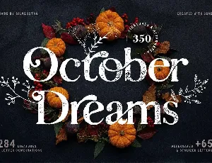 October Dreams font