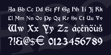 Morris Roman font