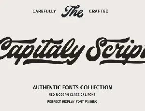 Capitaly Script font