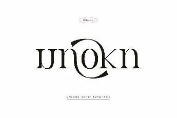 Unokn font