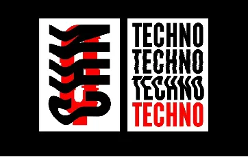 LL Detechno Family font