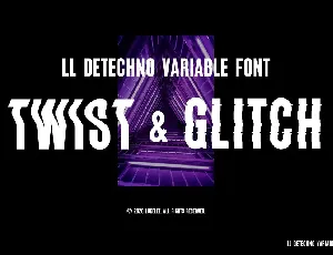 LL Detechno Family font