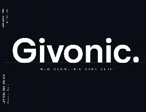 Givonic font