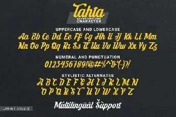 Tahta Bold Script font