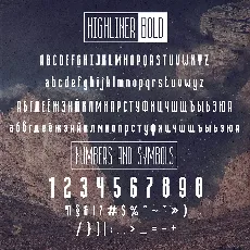 Highliner font