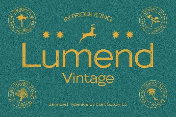 Lumend Vintage font