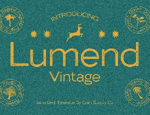 Lumend Vintage font