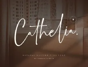 Cathelia font