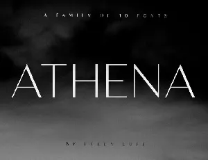 Athena Sans Serif font