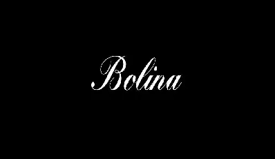 Bolina font