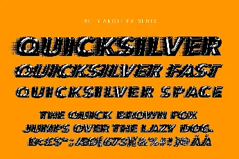 QUICKSILVER FAST font