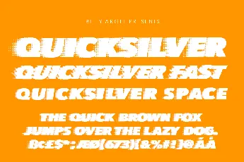 QUICKSILVER FAST font