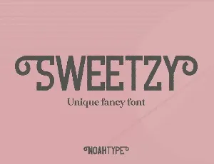 Sweetzy Demo font