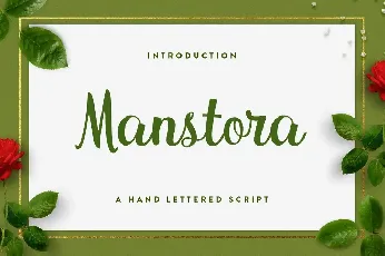 Manstora font