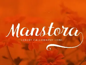 Manstora font