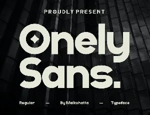 Onely Sans font