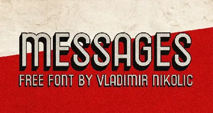 Messages font