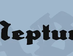 Neptun font