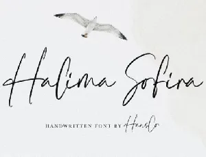 Halima Sofira font