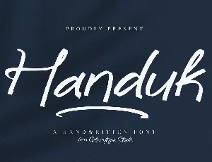 Handuk font