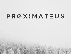 Proximateus Display font