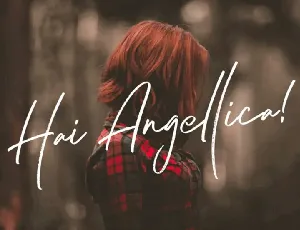 Hai Angellica Handwritten font