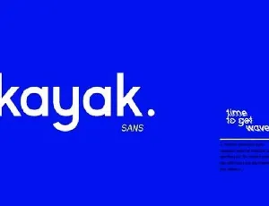 Kayak Sans Typeface Free font